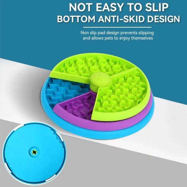 Slow Food Bowl Anti Choking Cat Bowl Dog Basin Puzzle Feeder Healthy Pet Rotating Game Board Pet Products - Image 10