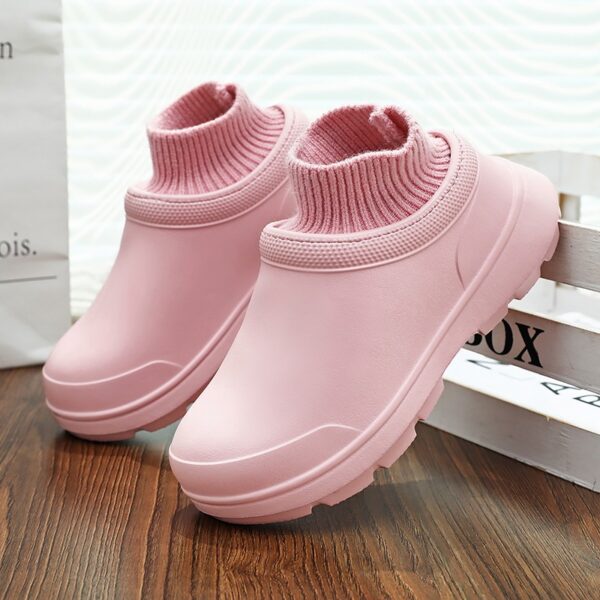 Women's Fashionable Waterproof Cotton Slippers - Image 6