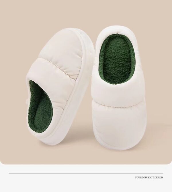 Women's Waterproof Winter Cotton Slippers - Image 10