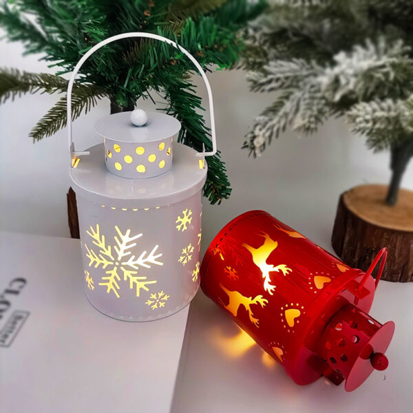 Christmas Candle Lights LED Small Lanterns Wind Lights Electronic Candles Nordic Style Creative Holiday Decoration Decorations - Image 8