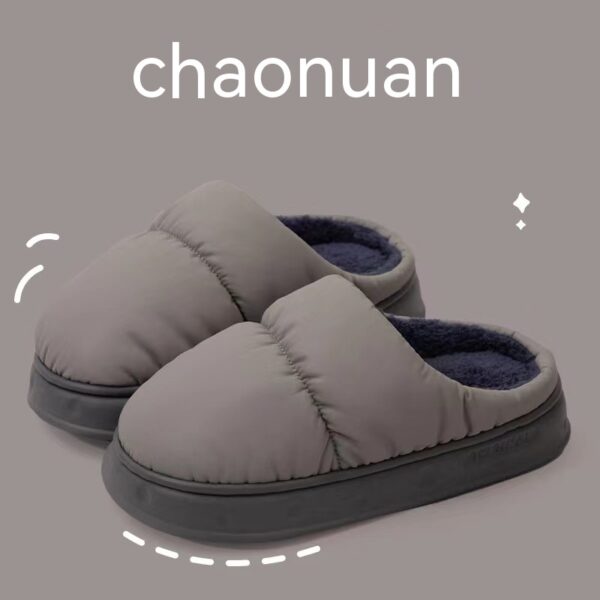 Women's Waterproof Winter Cotton Slippers - Image 9