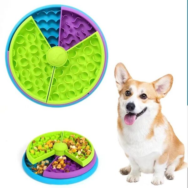 Slow Food Bowl Anti Choking Cat Bowl Dog Basin Puzzle Feeder Healthy Pet Rotating Game Board Pet Products - Image 9