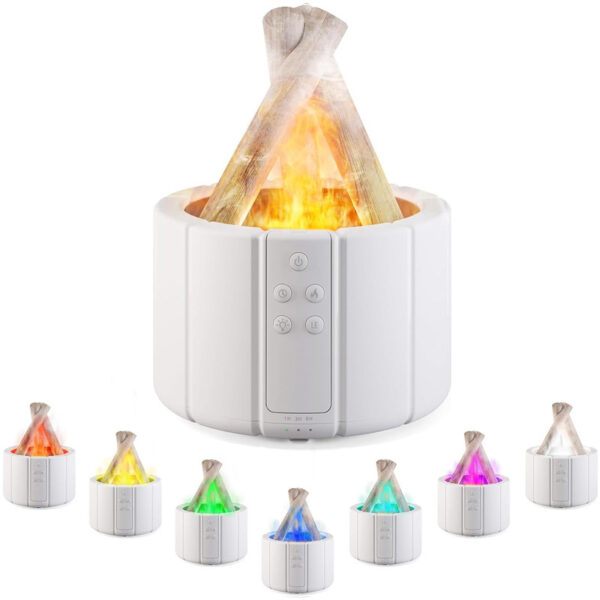 Simulated Flame Aromatherapy Machine Home Office Desktop Humidifier - Image 10