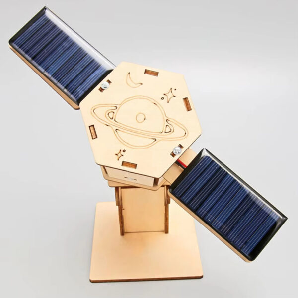 Diy Technology Small Production Stem Experimental Teaching Aids Space Model Artificial Satellite Educational Toys Solar Power Toy Kit Science - Image 7