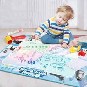 Children's Large Water Canvas Set Toy Can Clear Water Painting Colorful Graffiti Blanket