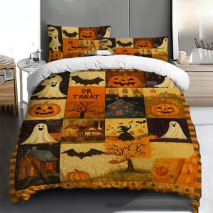 Wansheng Pumpkin Ghost Digital Printed Bed Three Piece Set