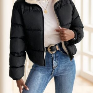 Frenchy Zip Up Reversible Hooded