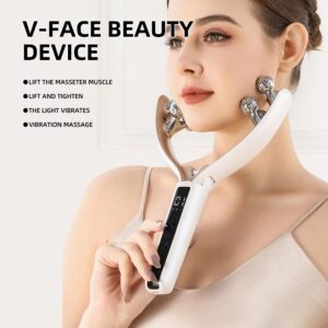 EMS Microcurrent V-Roller Face Massager Lifting Tightening Device