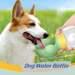 Portable Dog Water Bottle Leak-Proof Pet Travel Drinking Bowl