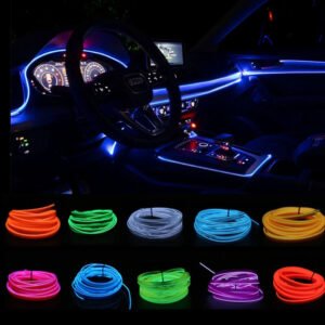 Car Decorations Interior LED Ambient Lights USB LED Panel Dashboard With Atmosphere Flexible Neon Lights With USB Drive