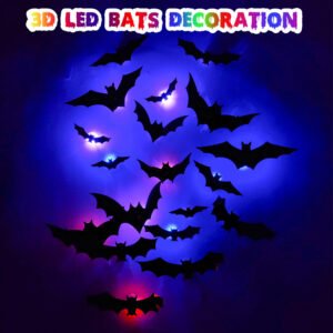 Halloween Led Night Light Bat Spider Holiday Party